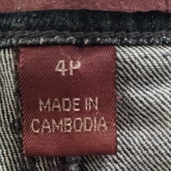 Women’s Iconic Gloria Vanderbilt Jeans – Blue- Amanda Style, Size 4 - Picture 5 of 6